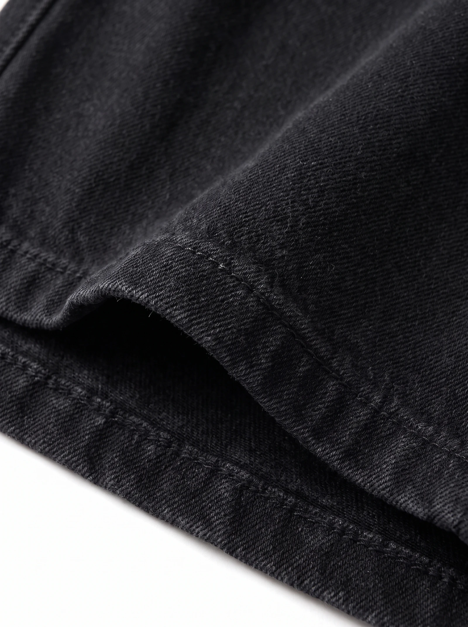 Overshirt Navy a Rayas: detalle de la prenda, tejido y acabados, fotografía de producto (8 de 9) — Centrix Core